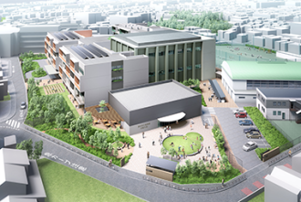調布市立若葉小学校・第四中学校・図書館若葉分館施設整備PFI事業